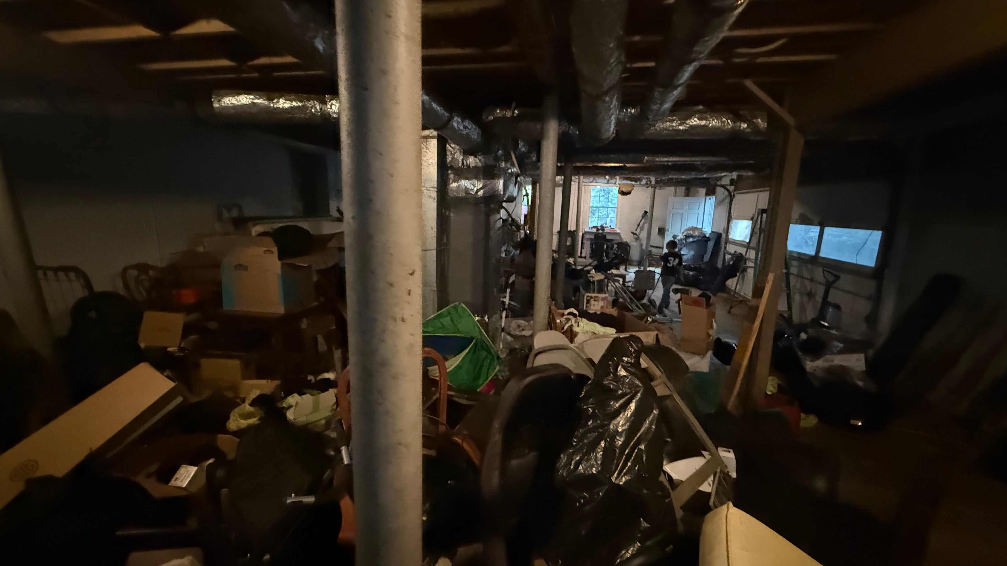 Junk pile before LP Junk Crew removal